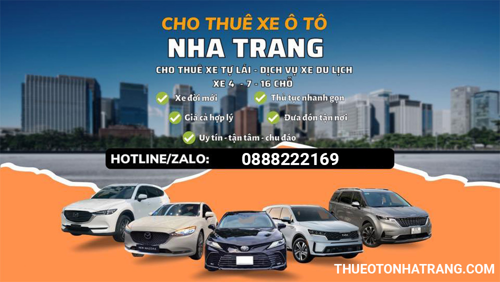 thuê xe ô tô tự lái Nha Trang